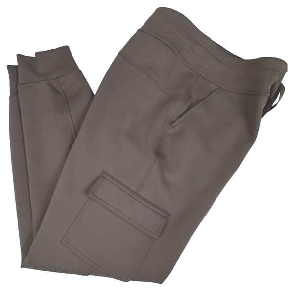 32 Degrees Heat Ladies Size Small Tan Brown Cargo Jogger Sweat Track Pant - Picture 2 of 10